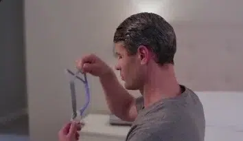 Putting on the mask